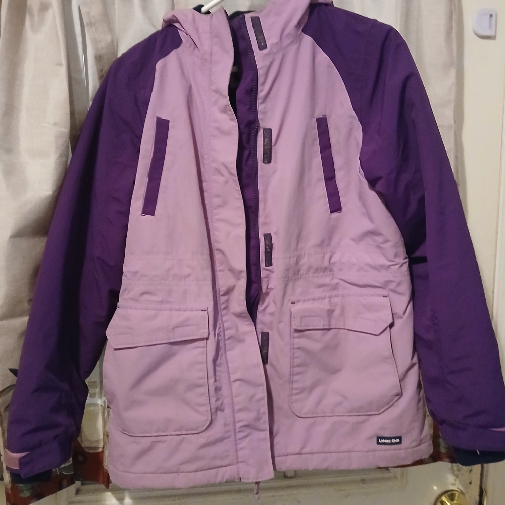 Lands' End Purple and Lavender Jacket
